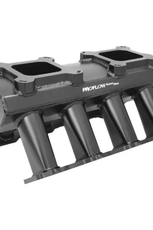 Proflow SuperMaxintake Manifold Tunnel Ram For Holden Commodore LS3/L92 Carburetted 4150 Fabricated Black Holiday Sale
