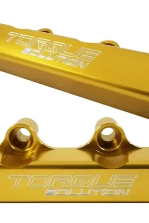Reduced Price Torque Solution Top Feed Fuel Rails (WRX 01-14/STi 2002+) Gold