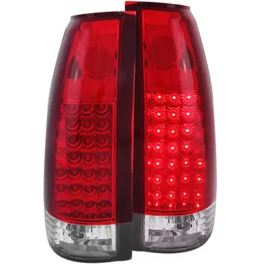 Direct From Manufacturer ANZO 1999-2000 Cadillac Escalade LED Taillights Red Clear G2 - 311004