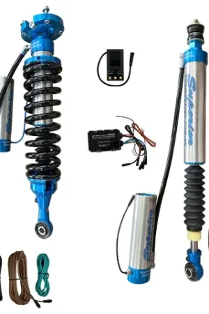 Superior Engineering Electric ECDS In Cab Adjustable 2.5 Monotube Remote Reservoir Shock Kit 3 Inch 75mm (Landcruiser 200 Series) 50-100kg Accessories No No Free Delivery