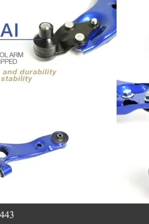 Limited Offer Hard Race Front Lower Control Arm - Hardened Rubber (Santa Fe 2012+)