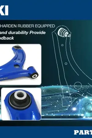 Crafted Hard Race Front Lower Control Arm - Hardened Rubber (Swift 2017+)