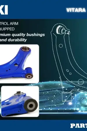 Premium Hard Race Front Lower Control Arm - Hardened Rubber (Vitara 2016+)