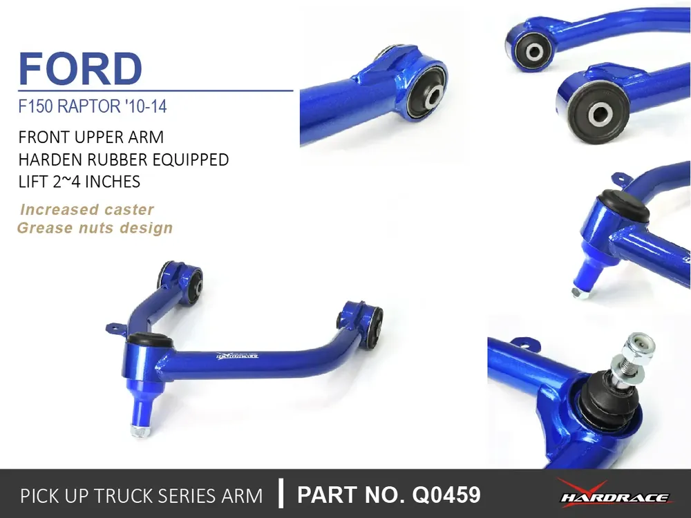 Hard Race Front Upper Control Arm - Lift 2-4 Inches (F150 10-14) Bulk Order