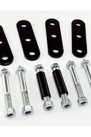 Holiday Sale Rugged Ridge HD Front Leaf Spring Shackles 76-86 Jeep CJ