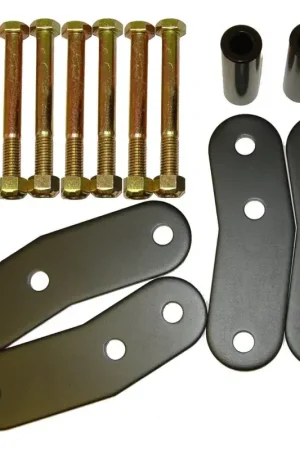 Limited Edition Rugged Ridge HD Rear Leaf Spring Shackles 1-In Lift 87-95 Jeep Wrangler YJ