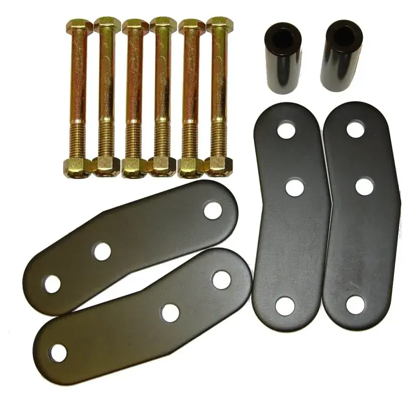 Limited Edition Rugged Ridge HD Rear Leaf Spring Shackles 1-In Lift 87-95 Jeep Wrangler YJ