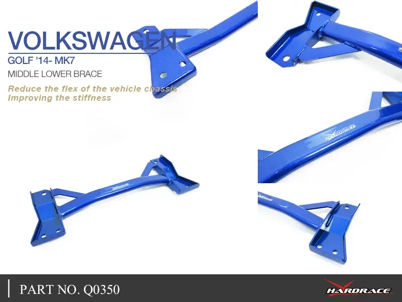 Shop Now Hard Race Middle Lower Brace (Golf MK7)