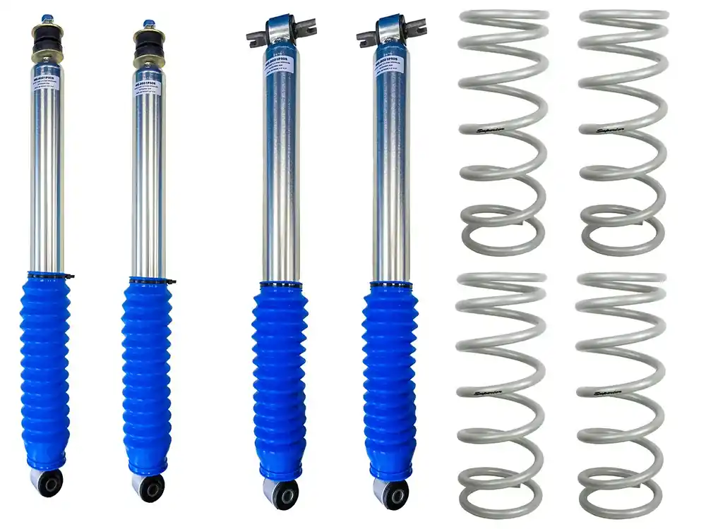 Superior Engineering Monotube IFP 2.0 2 Inch 50mm Lift Kit (Wrangler JK) (SWB Diesel) 0-40kg Accessories (LWB) 100kg Constant Load Instant Buy