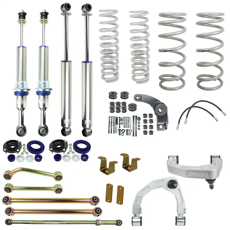 Superior Engineering Monotube IFP 2.0 3 Inch 75mm Lift Kit (Landcruiser 200 Series) With no KDSS 50-100kg Accessories Shop Now