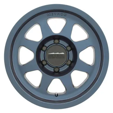 Final Sale Method MR701 17x8.5 0mm Offset 6x5.5 106.25mm CB Bahia Blue Wheel - MR70178560600