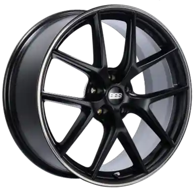 Secure Checkout BBS CI-R 19x9 5x120 ET20 Satin Black Polished Rim Protector Wheel -82mm PFS/Clip Required - CI2302BPO