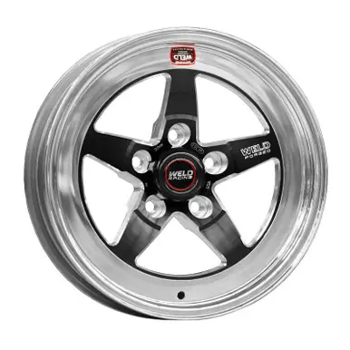 Best Choice Weld S71 15x8.33 / 5x4.5 BP / 3.5in. BS Black Wheel (Low Pad) - Non-Beadlock - 71LB-508A35A
