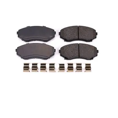 Power Stop 92-98 Mazda MPV Front Z17 Evolution Ceramic Brake Pads w/Hardware - 17-1038 Last Chance