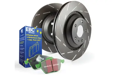 Limited Edition EBC S2 Kits Greenstuff Pads and USR Rotors - S2KR2572
