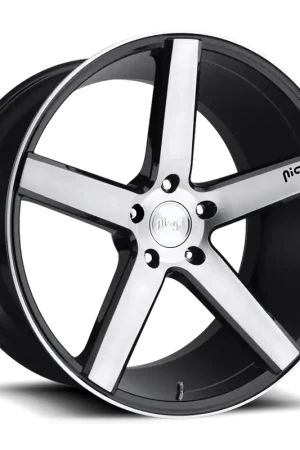 Deal Niche Milan M124 19x8.5 +35 5x114.3mm 72.6mm Gloss Black Brushed