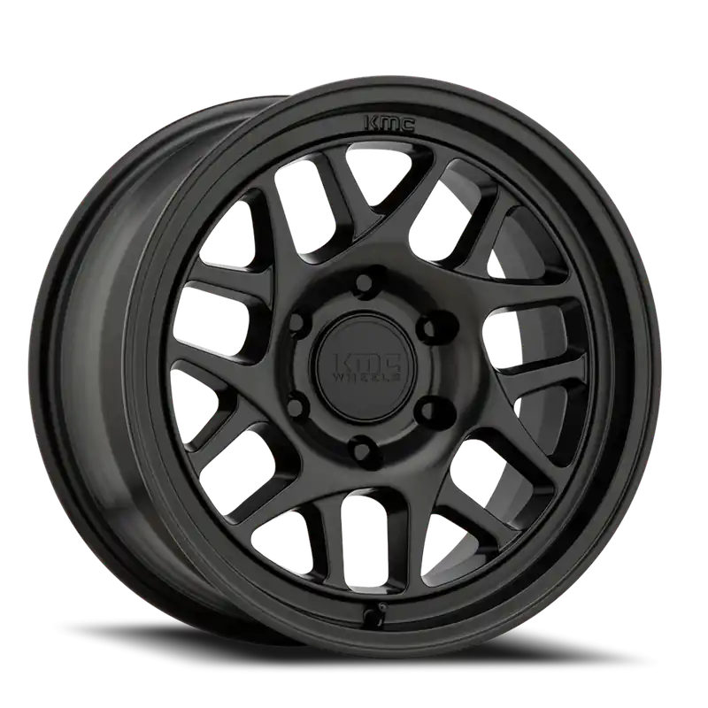Trending KMC Bully OL KM717 SB 17x8.5 +18 6x139.7mm 106.25mm Satin Black