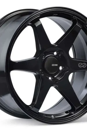 Enkei T6R BK 18x9.5 +45 5x120mm 72.6mm Gloss Black Brand New