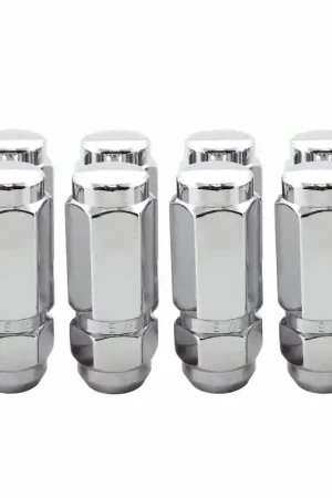 Free Delivery McGard Hex Lug Nut (Cone Seat / Duplex) 9/16-18 / 7/8 Hex / 2.5in. Length (8-Pack) - Chrome