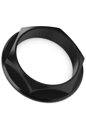 Super Touring Nut V2 Anodized Black w/ Satin Clear - Single Cheap