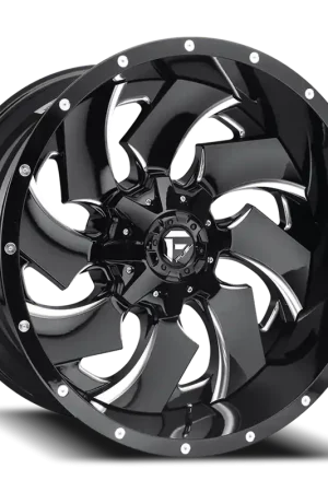 Fuel Cleaver D574 18x9 -12 6x135/6x139.7mm 106.4mm Gloss Black Milled Affordable