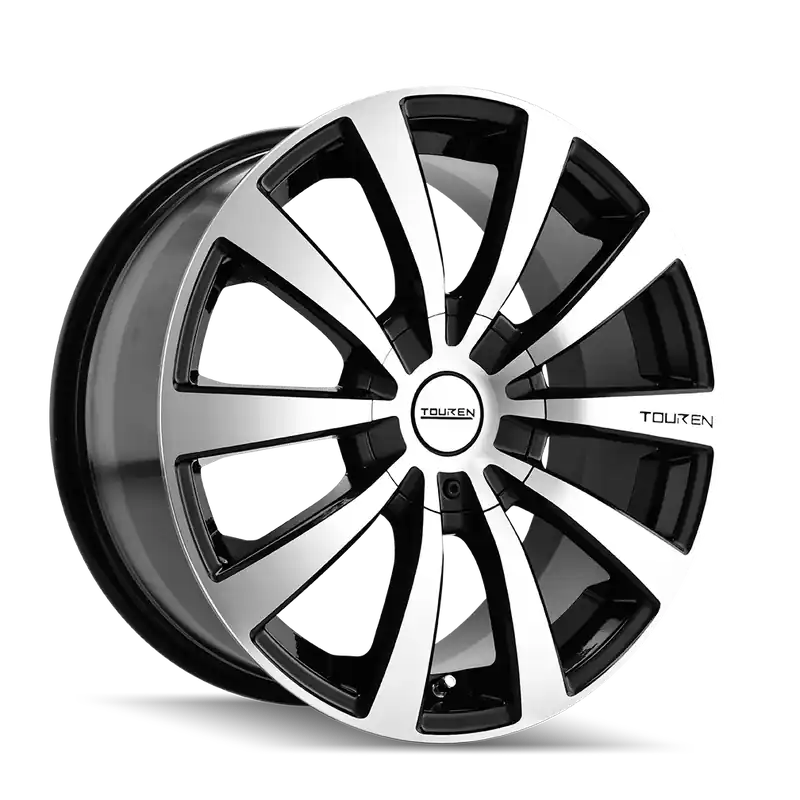 Limited Time Touren TR3 3130 Gloss Black Machined 17x7 4x100/4x114.3 40mm 67.1mm
