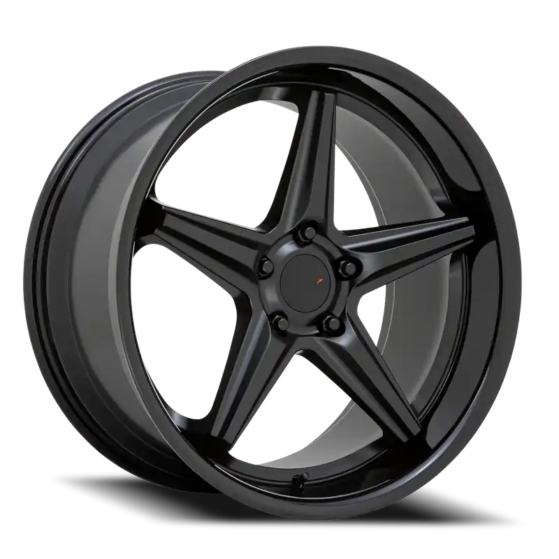Trending TSW Launch 19x9.5 +40 5x112mm 66.56mm Matte Black Gloss Black Lip