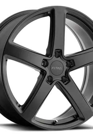 Top Rated Petrol P2A MB 17x8 +35 5x120mm 76.1mm Matte Black