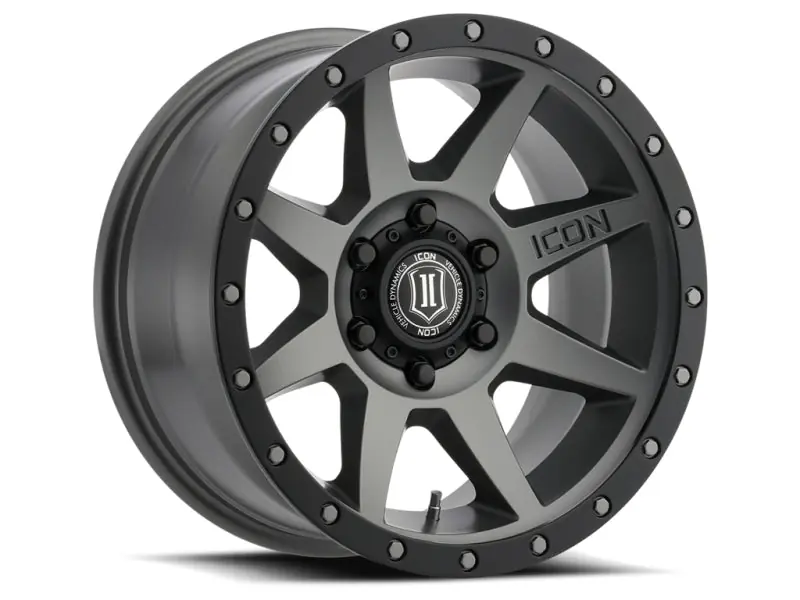 Special Discount ICON Rebound 17x8.5 6x135 6mm Offset 5in BS 87.1mm Bore Titanium Wheel