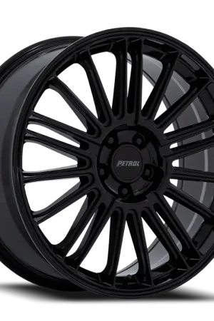 Petrol P1D GB 19x8 +40 5x114.3mm 72.56mm Gloss Black Free Shipping