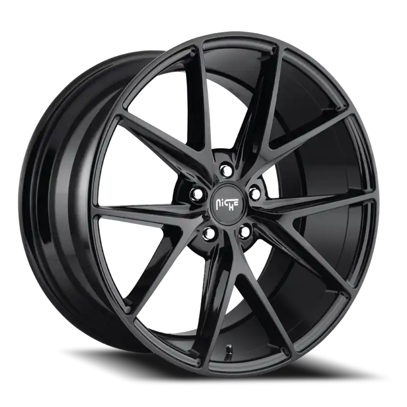 Next Day Delivery Niche Misano M119 20x9 +35 5x120mm 72.5mm Gloss Black