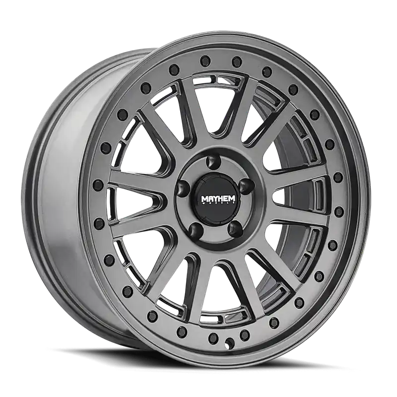 Next Day Delivery Mayhem Compass 8305 Matte Gunmetal W/ Blk Bolt 18x9 6x139.7 18mm 106mm