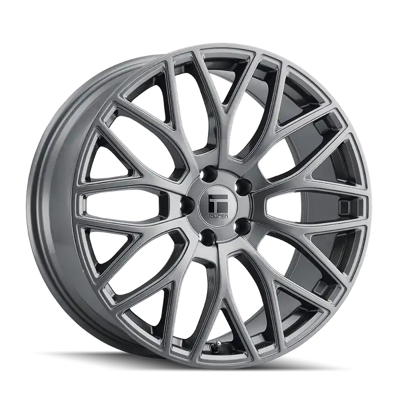 Last Chance Touren TR76 3276 Gloss Graphite 18x8 5x114.3 35mm 72.6mm