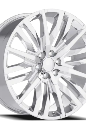Factory Reproductions FR 97 GM Split 6 Spoke Replica CH 20x9 +28 6x139.7mm 78.1mm Chrome In Demand