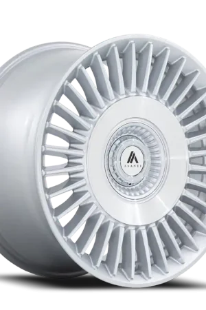 Deal Asanti Black Label Tiara ABL-40 SL 20x9 +45 5x108/5x112mm 72.56mm Gloss Silver Bright Machined Face