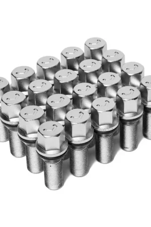 Vossen Lug Bolt - 14x1.5 - 30mm - 17mm Hex - Cone Seat - Silver (Set of 20) Must Have