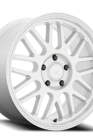 Motegi MR144 M9 SL 17x8 +40 5x108mm 72.6mm Hyper Silver Hassle-Free Returns