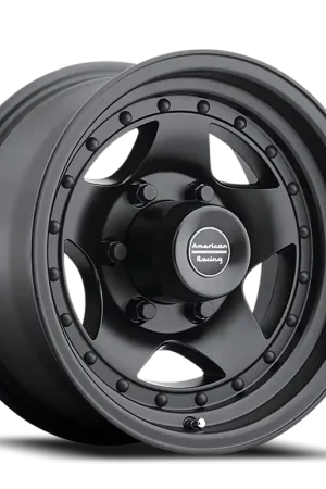American Racing AR23 BK 15x7 -6 6x139.7mm 108mm Satin Black Clear Coat Top Rated