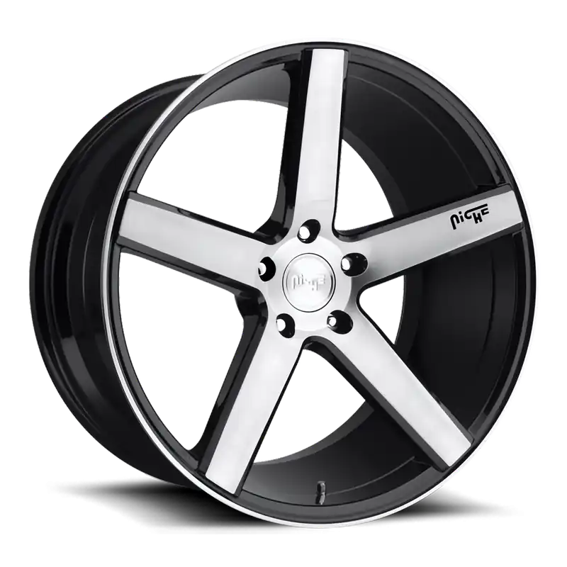 Niche Milan M124 20x8.5 +35 5x120mm 72.6mm Gloss Black Brushed Top Rated