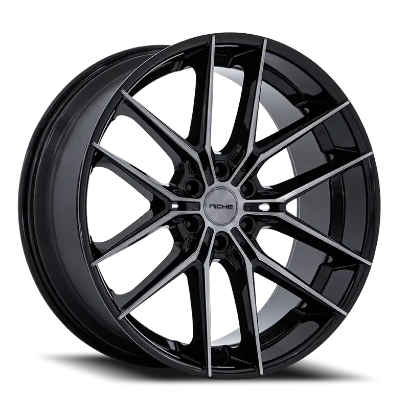 Niche NC280 Prodigy 6 BT 22x9.5 +20 6x139.7mm 106.1mm Gloss Black Dark Tinted Clear Trending