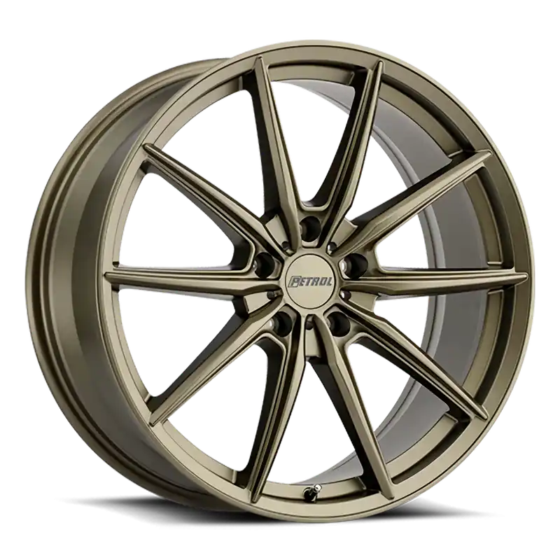 Clearance Petrol P4B BRZ 17x8 +40 5x114.3mm 76.1mm Matte Bronze