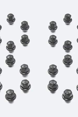 Ford Racing M14 x 1.5 Black Lug Nut - Set of 24 Flash Sale