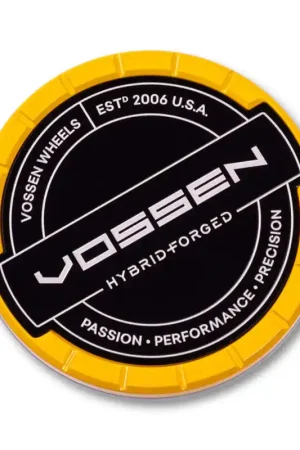 Vossen Billet Sport Cap - Large - Hybrid Forged - Yellow Certified
