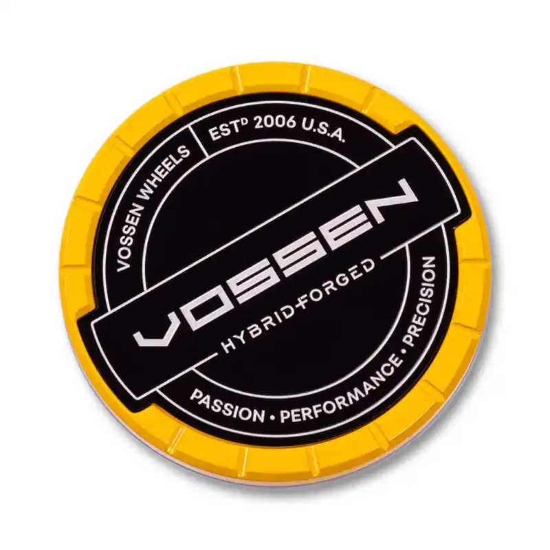Vossen Billet Sport Cap - Large - Hybrid Forged - Yellow Certified