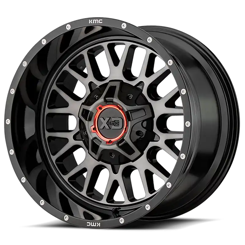 Original XD Series Snare XD842 GB-GT 20x9 +18 8x165.1mm 125.5mm Gloss Black Gray Tint