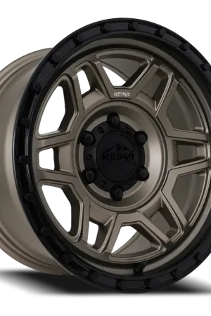 Reika Trooper R40 BRZ 17x8.5 +0 6x139.7mm 106.1mm Bronze Black Ring Fast Shipping