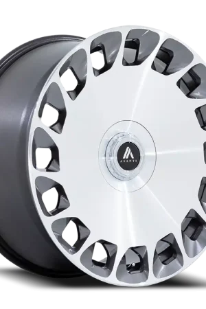 Asanti Black Label Aristocrat ABL-45 GP 20x10.5 +40 5x112/5x114.3mm 72.56mm Gloss Platinum Bright Machined Face Certified