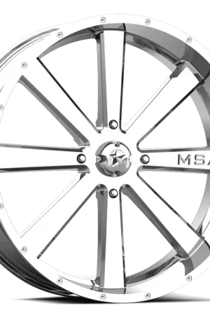 Certified MSA Flash M34 CH 20x7 +0 4x156mm 132mm Chrome