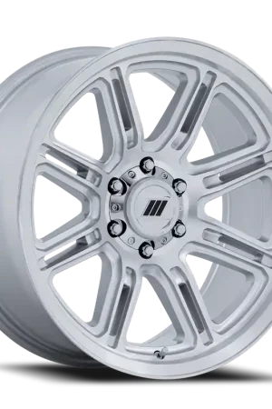 Pro Comp Snare PA206 SD 17x8 +0 5x114.3mm 74.1mm Gloss Silver Machined Face Free Shipping