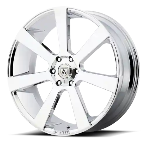 Luxury Asanti Black Label Apollo ABL15 CH 22x9 +35 5x120mm 74.1mm Chrome